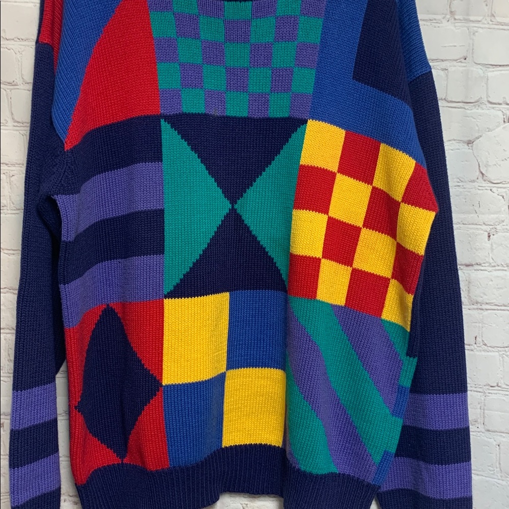 Vintage Linksport Austad’s Nautical Sailing Sweater Size L - Picture 3 of 4